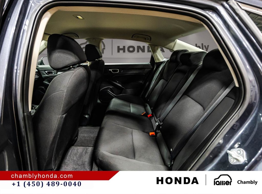 Honda Civic LX  NO ACCIDENT I MAINTENANCE AT HONDA DEALER I HEATED SEATS I CARPLAY I STARTER I ACTIVE SECURITY 2022 à Montréal, Québec - 13 - w1024h768px