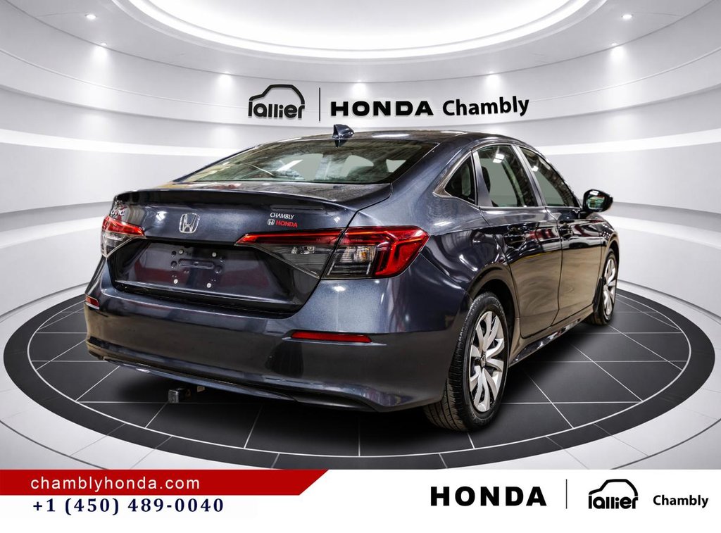 Honda Civic LX  NO ACCIDENT I MAINTENANCE AT HONDA DEALER I HEATED SEATS I CARPLAY I STARTER I ACTIVE SECURITY 2022 à Montréal, Québec - 7 - w1024h768px