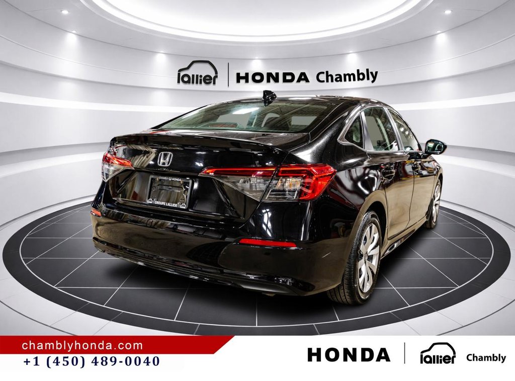 2022 Honda Civic LX  CARPLAY I HEATED SEATS I CAMERA I STARTER I ACTIVE SECURITY in Montréal, Quebec - 7 - w1024h768px