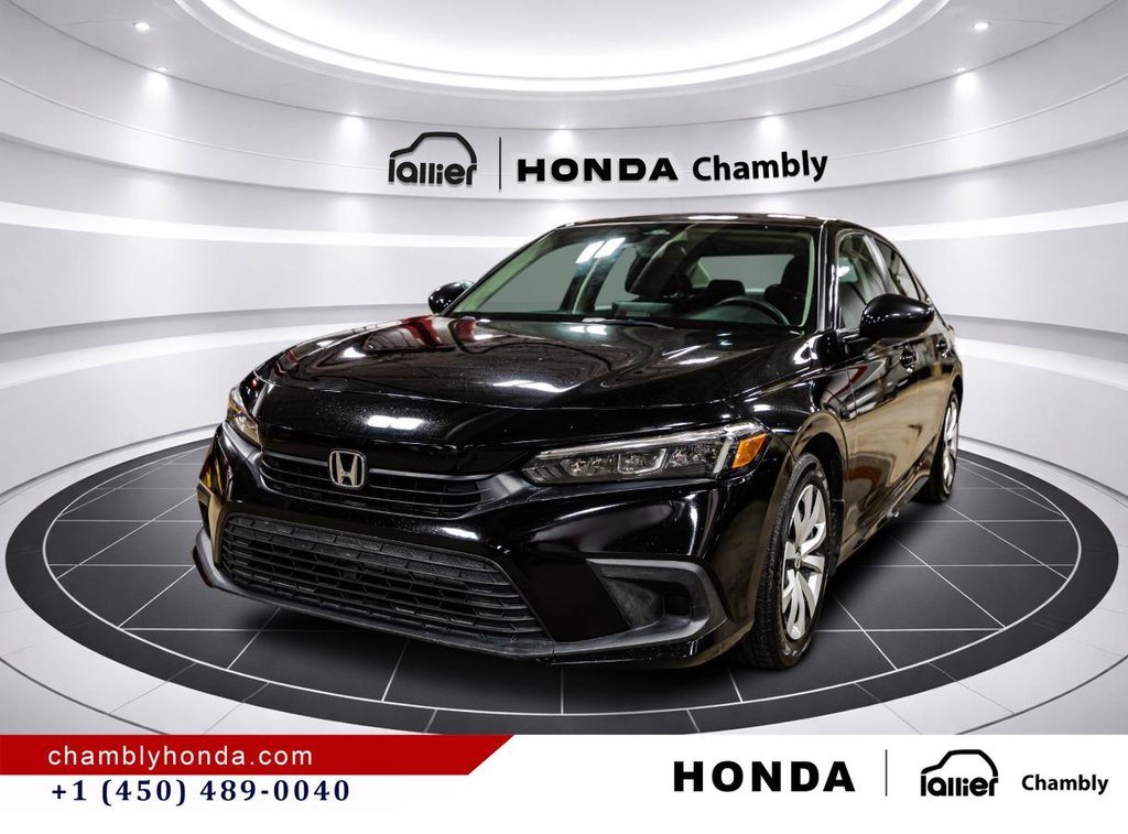 2022 Honda Civic LX  CARPLAY I HEATED SEATS I CAMERA I STARTER I ACTIVE SECURITY in Montréal, Quebec - 3 - w1024h768px