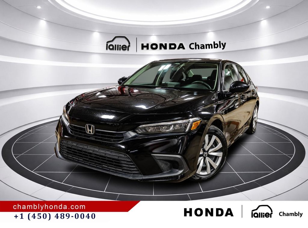 2022 Honda Civic LX  CARPLAY I HEATED SEATS I CAMERA I STARTER I ACTIVE SECURITY in Montréal, Quebec - 1 - w1024h768px