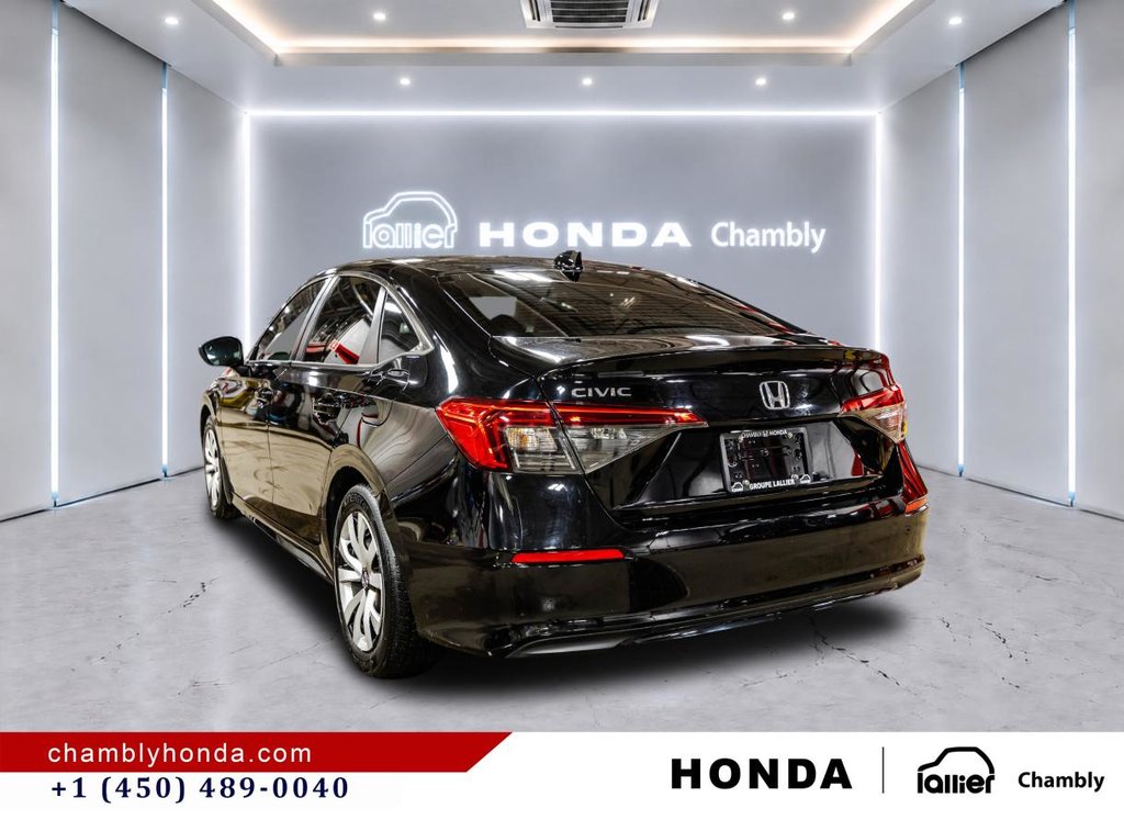 2022 Honda Civic LX CARPLAY I HEATED SEATS I CAMERA I STARTER I ACTIVE SECURITY in Montréal, Quebec - 5 - w1024h768px