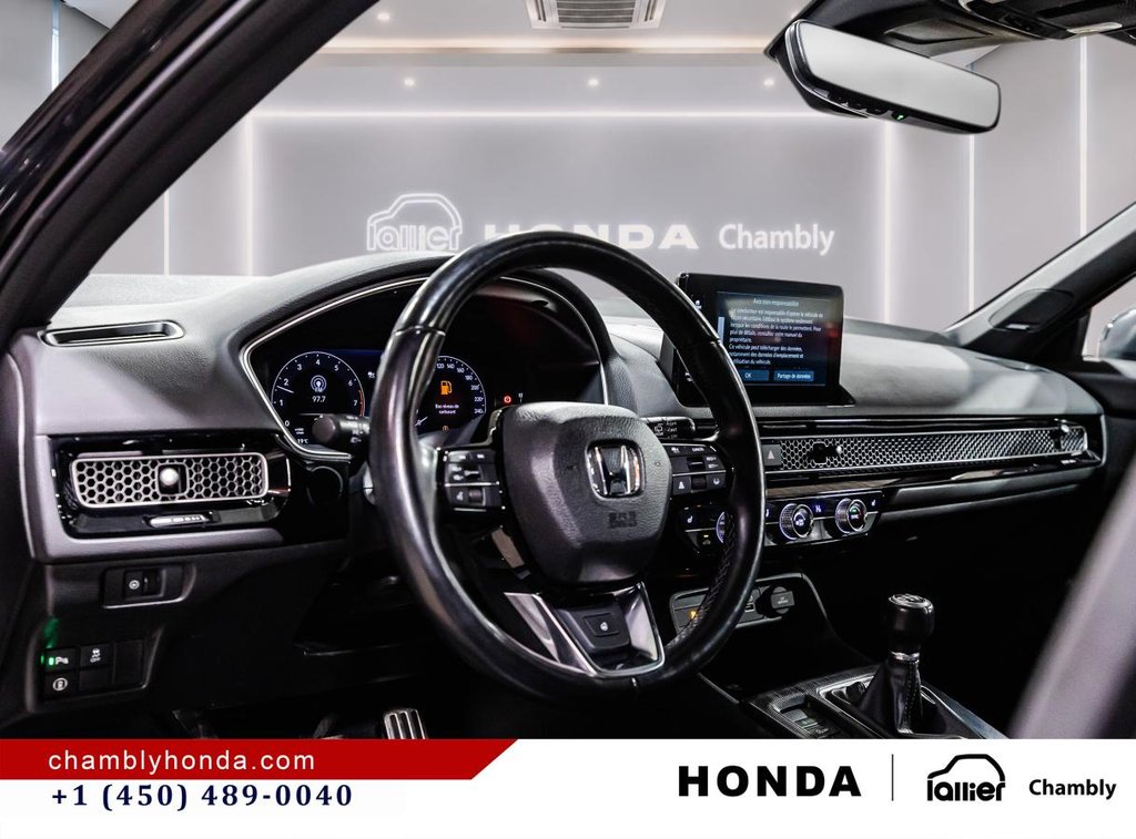 2022 Honda Civic Sport Touring MANUAL I LAST YEAR OF PRODUCTION I LEATHER I SUNROOF I WIRELESS CARPLAU I MAGS in Montréal, Quebec - 21 - w1024h768px