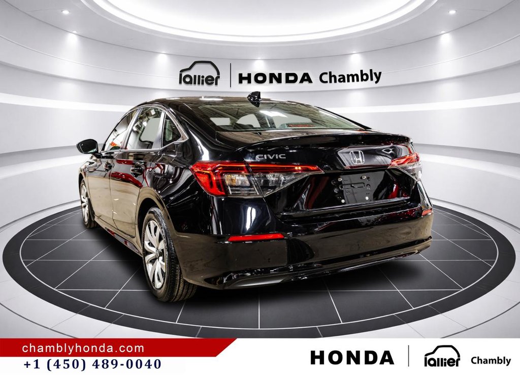 2023 Honda Civic LX CAPLAY I HEATED SEATS I CAMERA I STARTER I ACTIVE SECURITY in Montréal, Quebec - 5 - w1024h768px