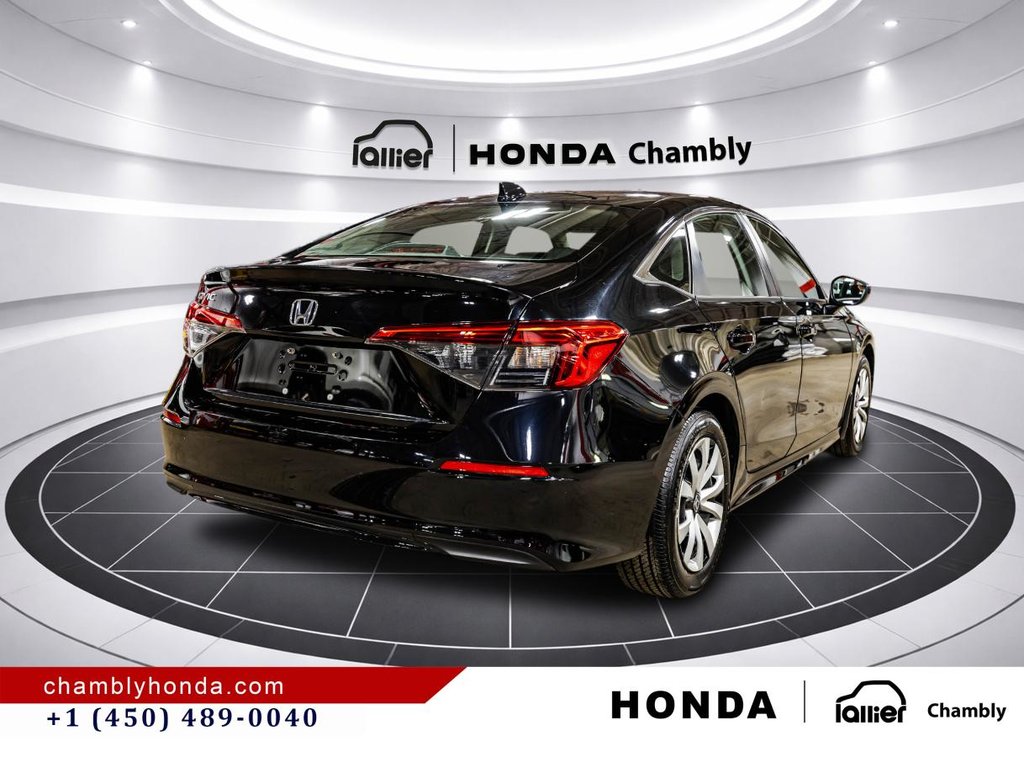 2023 Honda Civic LX CAPLAY I HEATED SEATS I CAMERA I STARTER I ACTIVE SECURITY in Montréal, Quebec - 7 - w1024h768px
