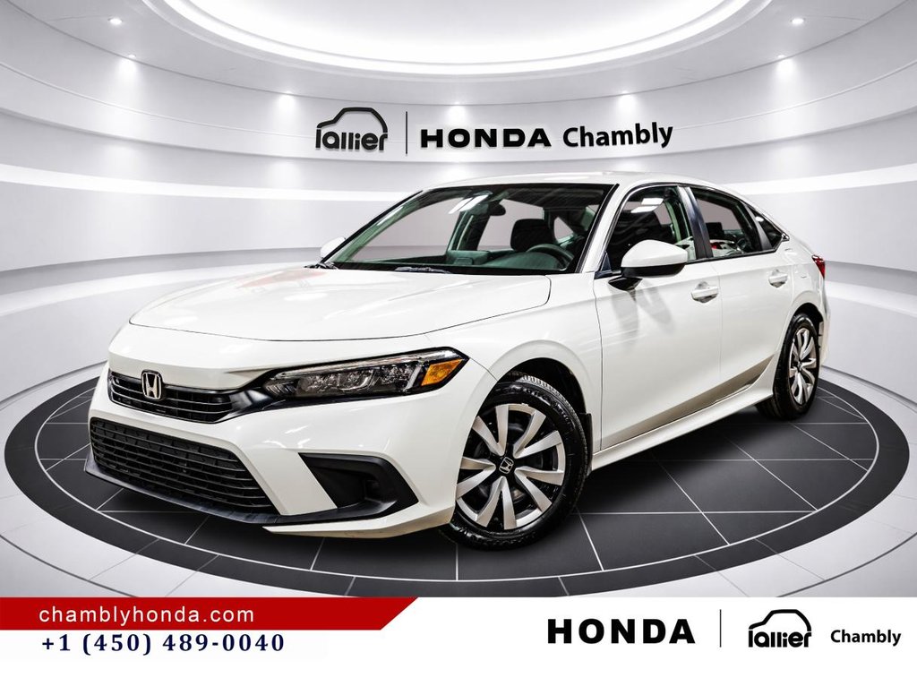 2023 Honda Civic LX 15,000 KM!!! I CARPLAY I HEATED SEATS I CAMERA I STARTER I ACTIVE SECURITY in Montréal, Quebec - 1 - w1024h768px
