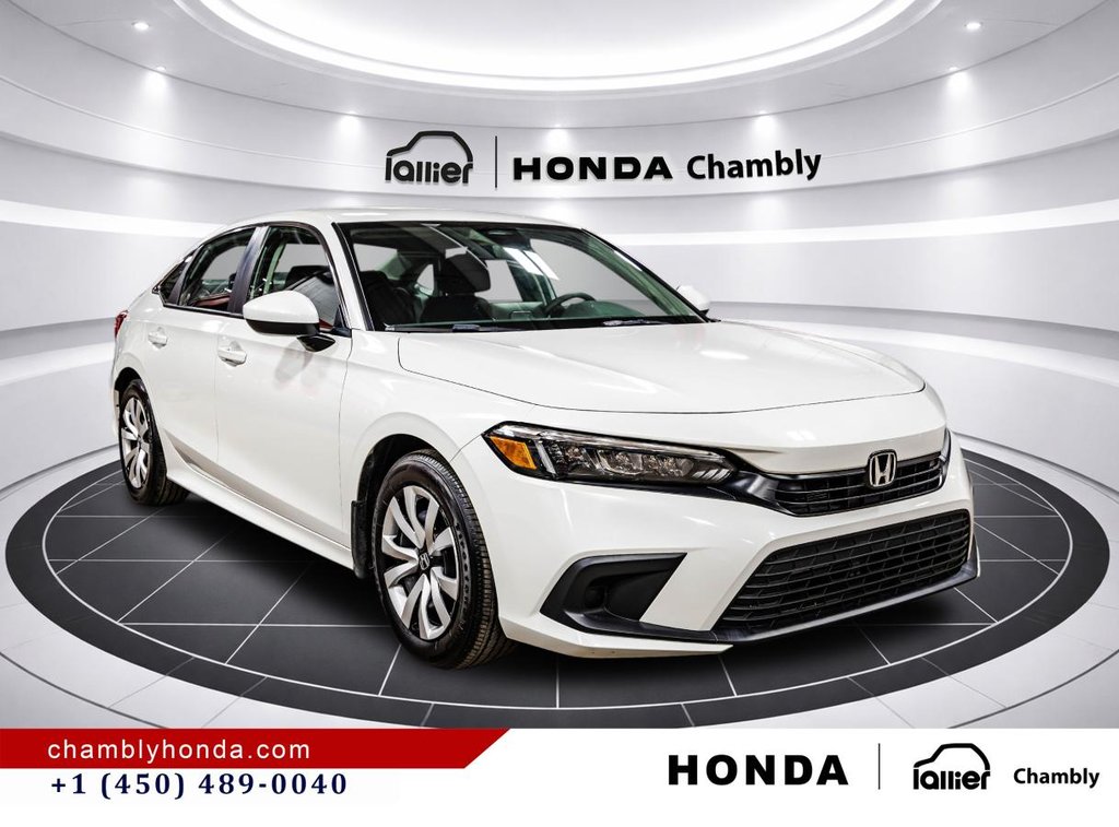 2023 Honda Civic LX 15,000 KM!!! I CARPLAY I HEATED SEATS I CAMERA I STARTER I ACTIVE SECURITY in Montréal, Quebec - 9 - w1024h768px
