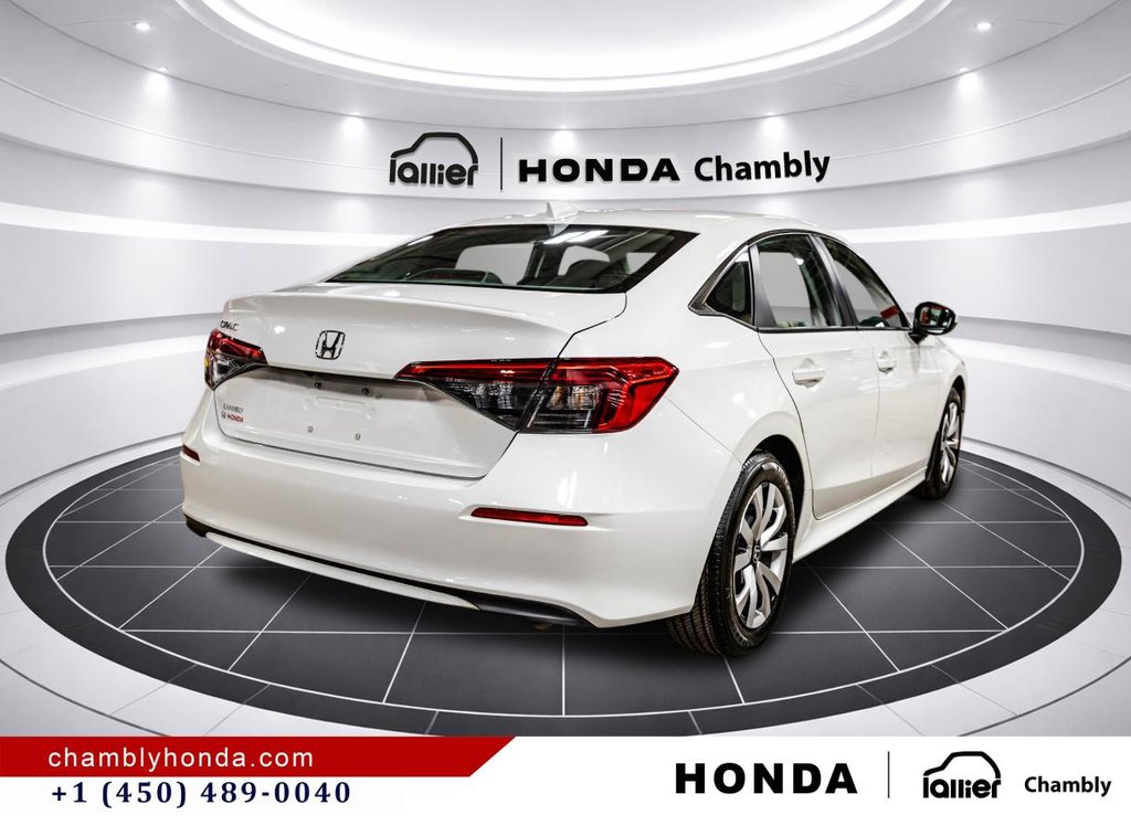 2023 Honda Civic LX 15,000 KM!!! I CARPLAY I HEATED SEATS I CAMERA I STARTER I ACTIVE SECURITY in Montréal, Quebec - 7 - w1024h768px