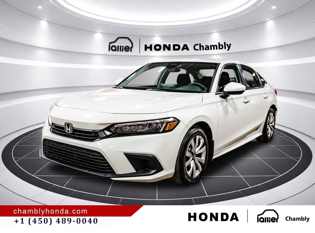 2023 Honda Civic LX 15,000 KM!!! I CARPLAY I HEATED SEATS I CAMERA I STARTER I ACTIVE SECURITY in Montréal, Quebec - 3 - w1024h768px