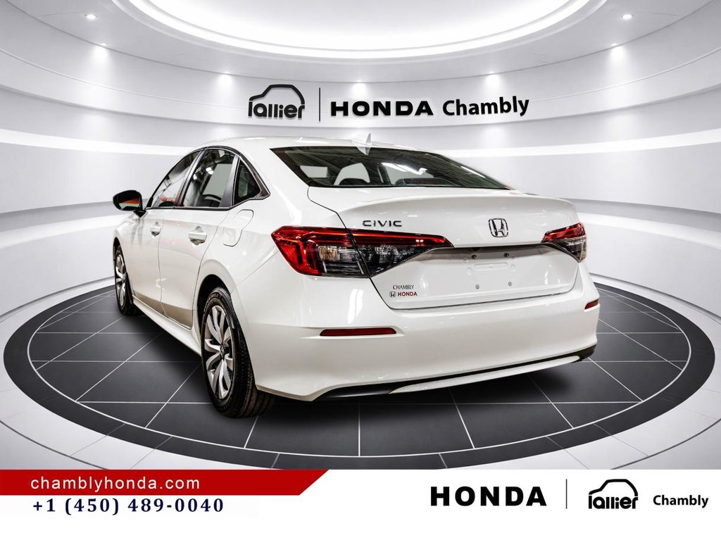 2023 Honda Civic LX 15,000 KM!!! I CARPLAY I HEATED SEATS I CAMERA I STARTER I ACTIVE SECURITY in Montréal, Quebec - 5 - w1024h768px