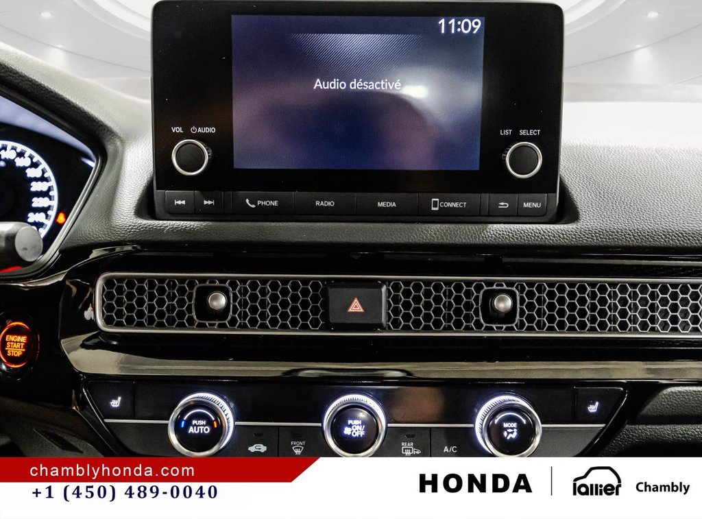 2023 Honda Civic LX 15,000 KM!!! I CARPLAY I HEATED SEATS I CAMERA I STARTER I ACTIVE SECURITY in Montréal, Quebec - 23 - w1024h768px