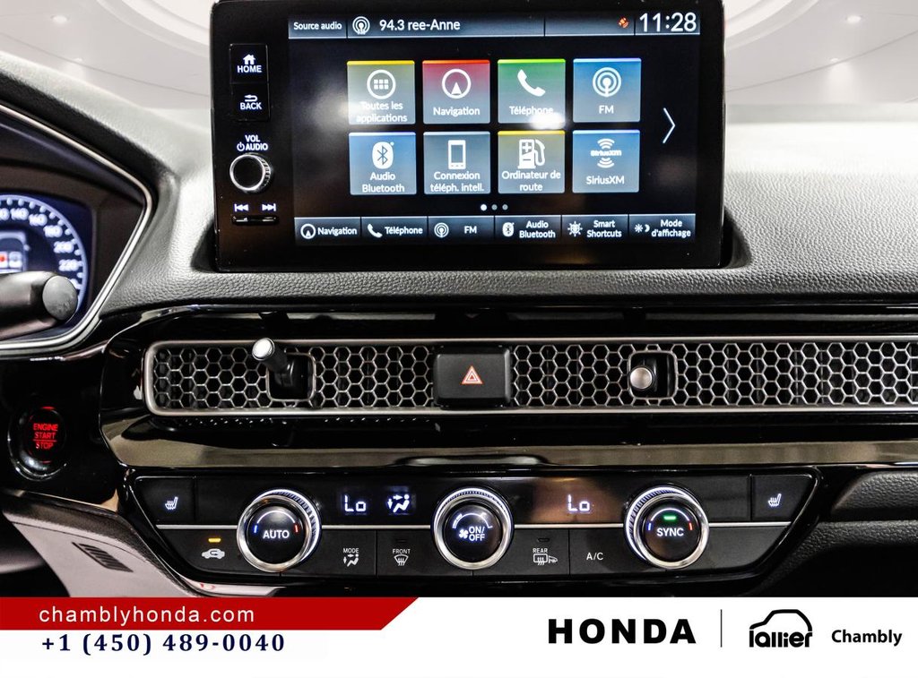 Honda Civic Touring CUIR I SUNROOF I MAGS I STARTER I CARPLAY I GPS I MAGS I ACTIVE SECURITY 2023 à Montréal, Québec - 25 - w1024h768px