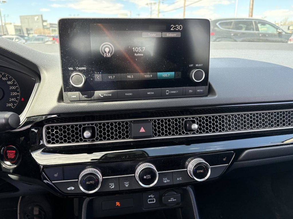 2024 Honda Civic EX CXRPLAY I MAGS I SUNROIOF IO HEATED SEATS & STEERING WHEEL I STARTER I ACTIVE SECURITY in Montréal, Quebec - 12 - w1024h768px