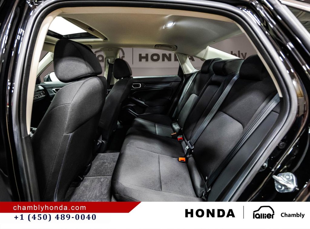 Honda Civic EX SUNROOF I MAGS I HEATED SEATS & STEERING WHEEL I CARPLAY I ACTIVE SECURITY 2024 à Montréal, Québec - 13 - w1024h768px