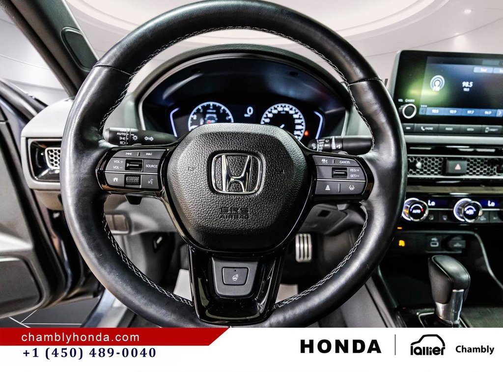 2024 Honda Civic Sport CARPLAY I SUNROOF I MAGS I STARTER I HEATED SEATS AND STEERING WHEEL I ACTIVE SECURITY in Montréal, Quebec - 22 - w1024h768px
