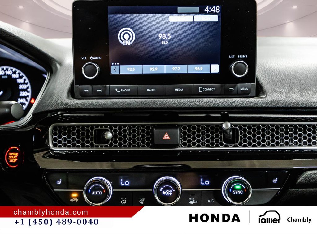 2024 Honda Civic Sport CARPLAY I SUNROOF I MAGS I STARTER I HEATED SEATS AND STEERING WHEEL I ACTIVE SECURITY in Montréal, Quebec - 24 - w1024h768px