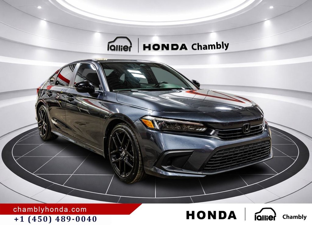 2024 Honda Civic Sport CARPLAY I SUNROOF I MAGS I STARTER I HEATED SEATS AND STEERING WHEEL I ACTIVE SECURITY in Montréal, Quebec - 9 - w1024h768px