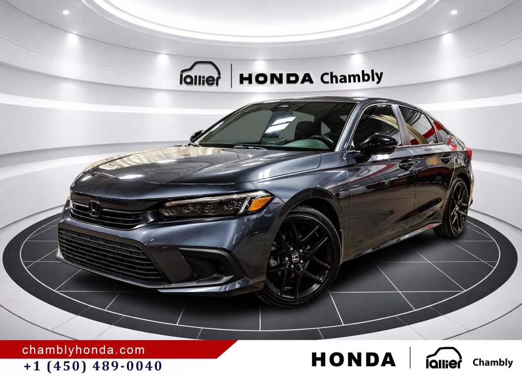2024 Honda Civic Sport CARPLAY I SUNROOF I MAGS I STARTER I HEATED SEATS AND STEERING WHEEL I ACTIVE SECURITY in Montréal, Quebec - 1 - w1024h768px