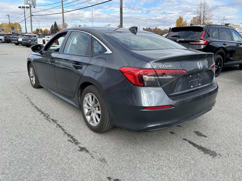 Honda Civic EX 22,000 KM I SUNROOF I MAGS I HEATED SEATS AND STEERING WHEEL I STARTER I ACTIVE SECURITY 2024 à Montréal, Québec - 4 - w1024h768px