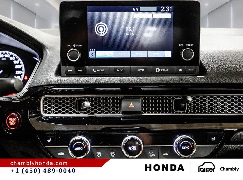 Honda Civic Sport  CARPLAY I SUNROOF I MAGS I HEATED SEATS AND STEERING WHEEL I STARTER I ACTIVE SECURITY 2026 à Montréal, Québec - 24 - w1024h768px