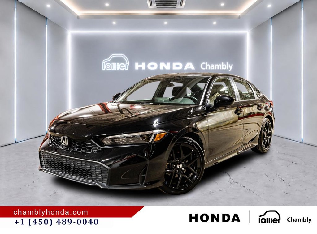 Honda Civic Sport  CARPLAY I SUNROOF I MAGS I HEATED SEATS AND STEERING WHEEL I STARTER I ACTIVE SECURITY 2026 à Montréal, Québec - 1 - w1024h768px