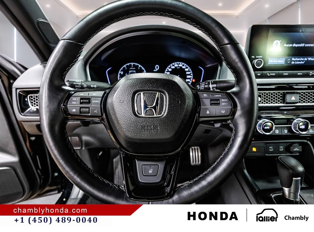 Honda Civic Sport CVT  SUNRROG I MAGS I HEATED SEATS & STEERING WHEEL I CARPLAY I  STARTER I ACTIVE SECURITY 2026 à Montréal, Québec - 22 - w1024h768px