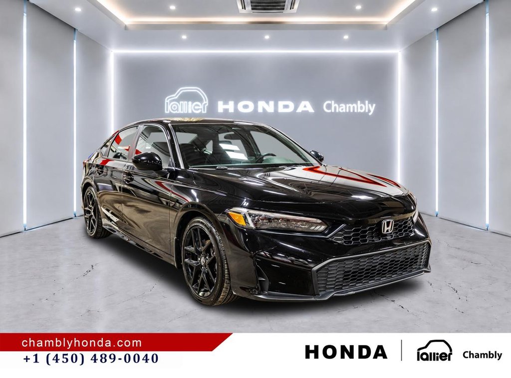 Honda Civic Sport CVT  SUNRROG I MAGS I HEATED SEATS & STEERING WHEEL I CARPLAY I  STARTER I ACTIVE SECURITY 2026 à Montréal, Québec - 9 - w1024h768px