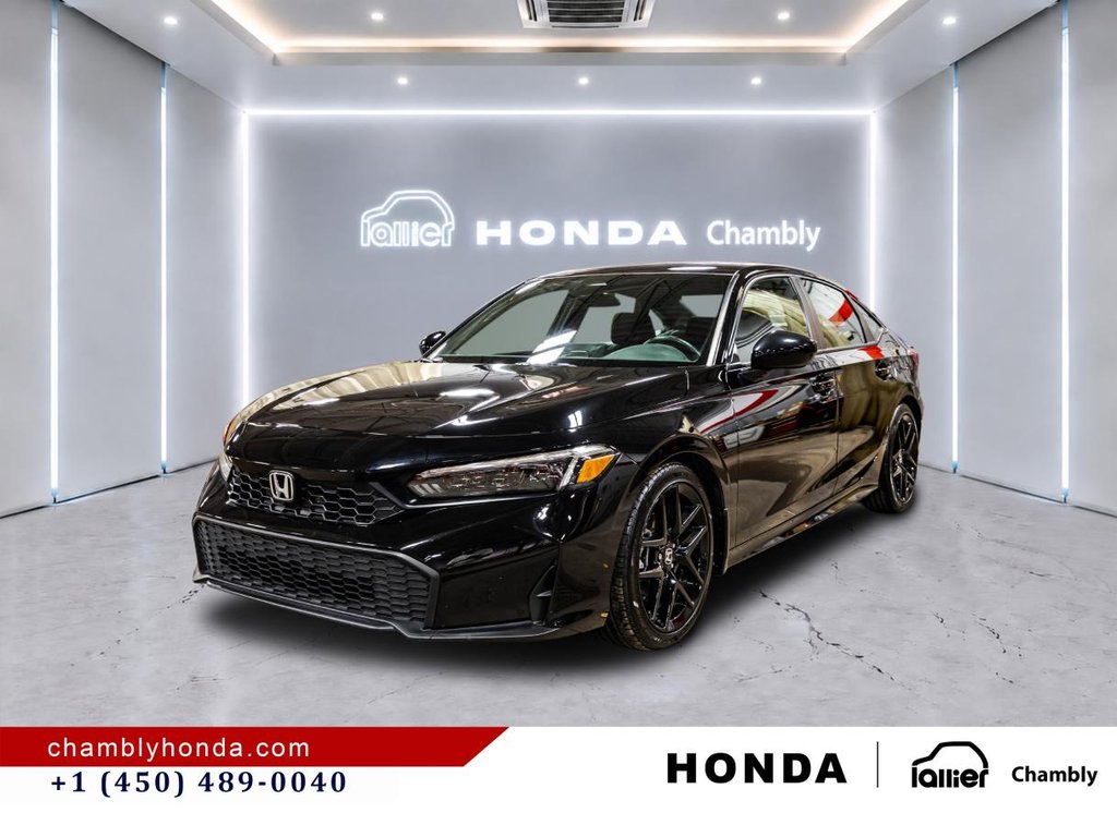 Honda Civic Sport CVT  SUNRROG I MAGS I HEATED SEATS & STEERING WHEEL I CARPLAY I  STARTER I ACTIVE SECURITY 2026 à Montréal, Québec - 3 - w1024h768px