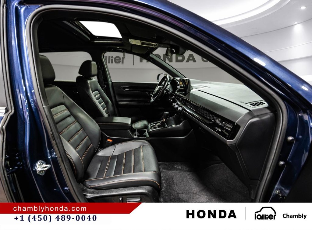 Honda CR-V Hybrid Touring AWD CARPLAY I MAGS I SUNROOD I HEATED SEATS & STEERING WHEEL I STARTER I ACTIVE SECURITY 2023 à Montréal, Québec - 19 - w1024h768px