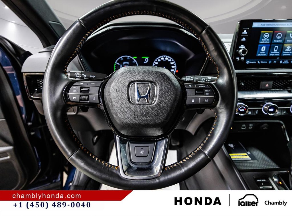 Honda CR-V Hybrid Touring AWD CARPLAY I MAGS I SUNROOD I HEATED SEATS & STEERING WHEEL I STARTER I ACTIVE SECURITY 2023 à Montréal, Québec - 24 - w1024h768px