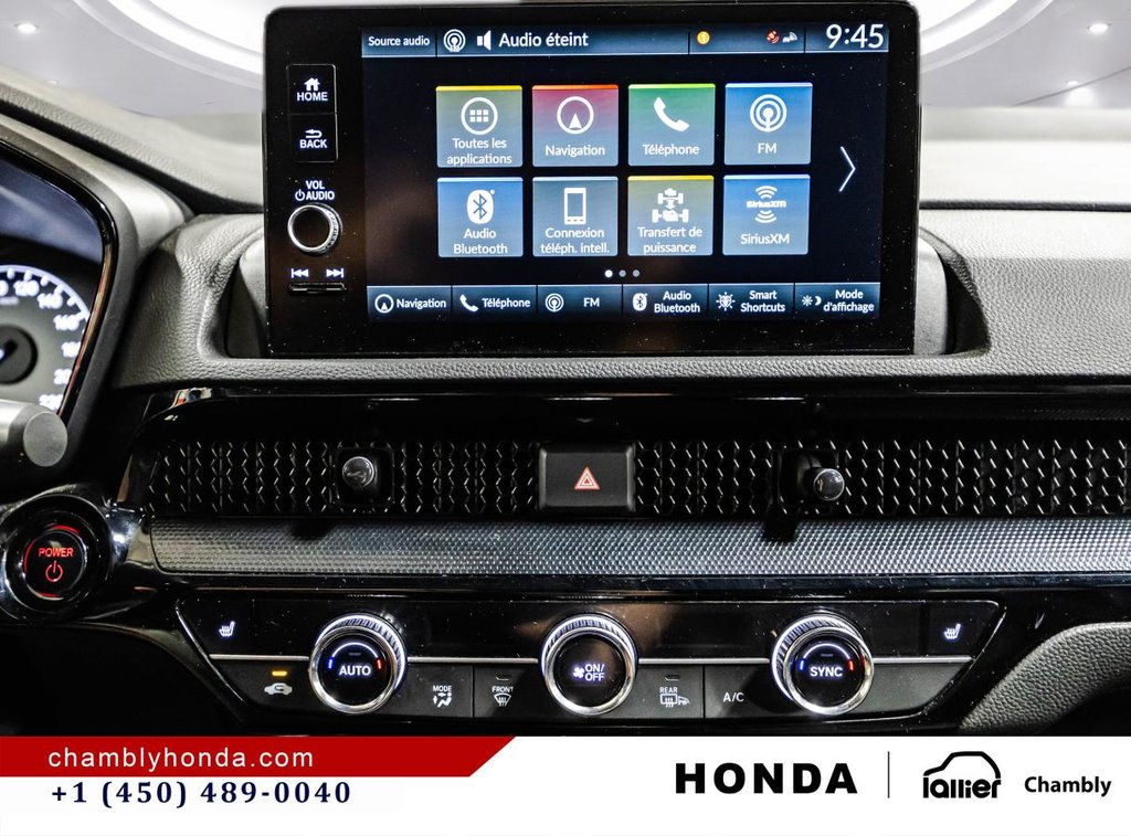 Honda CR-V Hybrid Touring AWD CARPLAY I MAGS I SUNROOD I HEATED SEATS & STEERING WHEEL I STARTER I ACTIVE SECURITY 2023 à Montréal, Québec - 26 - w1024h768px
