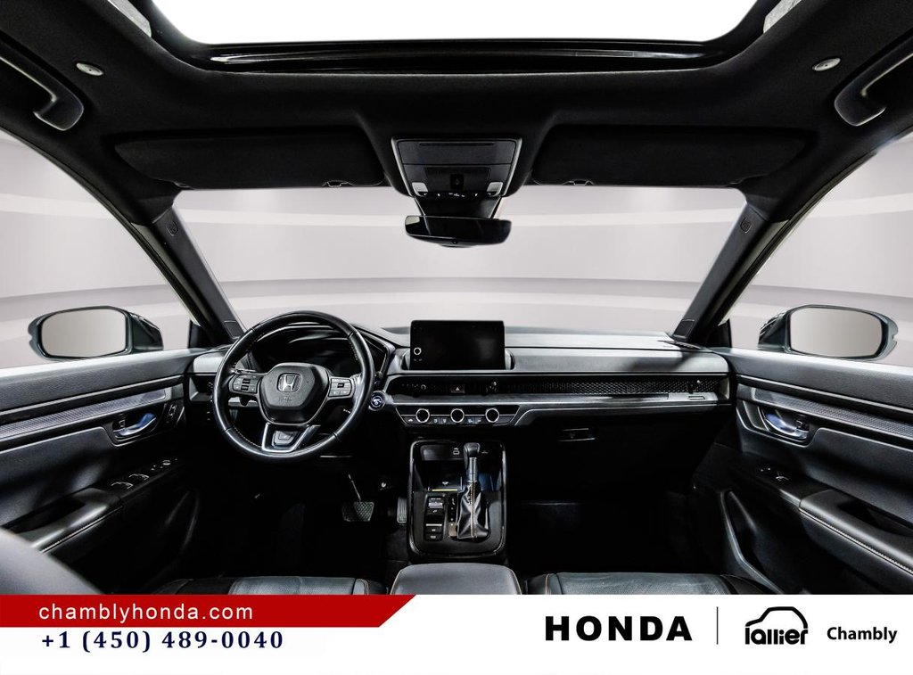 2025 Honda CR-V Hybrid EX-L AWD SUNROOF I MAGS I LEATHER I HEATED SEATS AND STEERING WHEEL I CARPLAY I ACTIVE SECURITY in Montréal, Quebec - 15 - w1024h768px