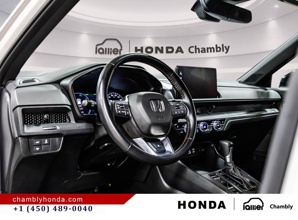 2025 Honda CR-V Hybrid EX-L AWD SUNROOF I MAGS I LEATHER I HEATED SEATS AND STEERING WHEEL I CARPLAY I ACTIVE SECURITY in Montréal, Quebec - 22 - w1024h768px