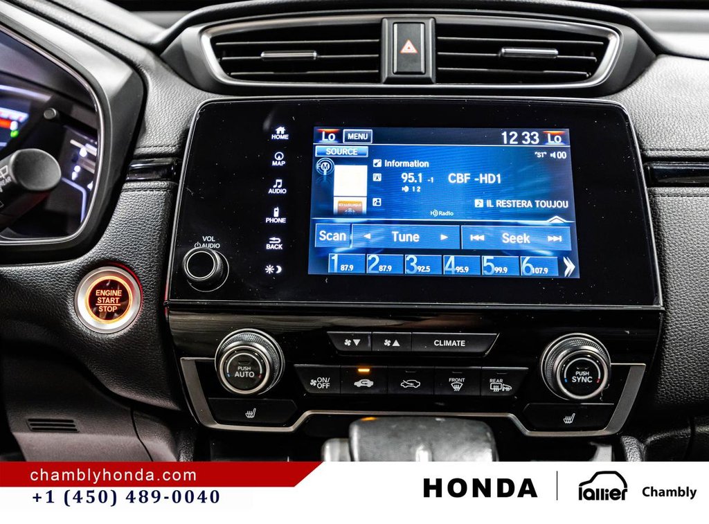 Honda CR-V Touring AWD  CARPLAY I MAGS I SUNROOF I HEATED SEATS AND STEERING WHEEL I STARTER I ACTIVE SECURITY 2020 à Montréal, Québec - 25 - w1024h768px