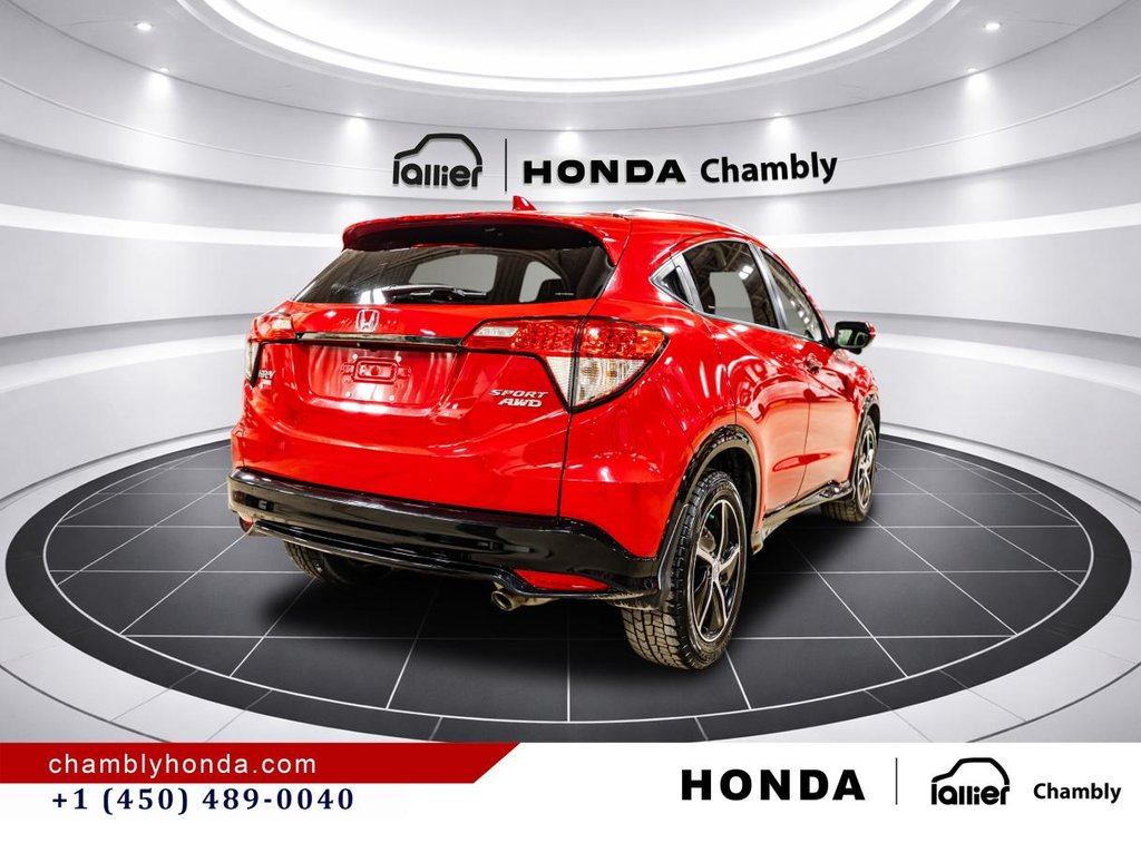 2019 Honda HR-V Sport AWD  CARPLAY I HEATED SEATS I CAMERA I MAGS I SUNROOF I ACTIVE SECURITY in Montréal, Quebec - 7 - w1024h768px