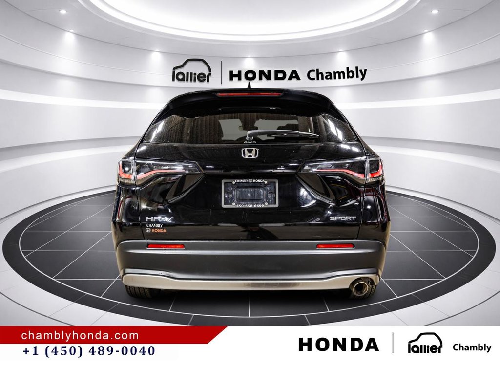 2023 Honda HR-V Sport AWD SUNROOF I MAGS I STARTER I HEATED SEATS & STEERING WHEEL I ACTIVE SECURITY in Montréal, Quebec - 6 - w1024h768px