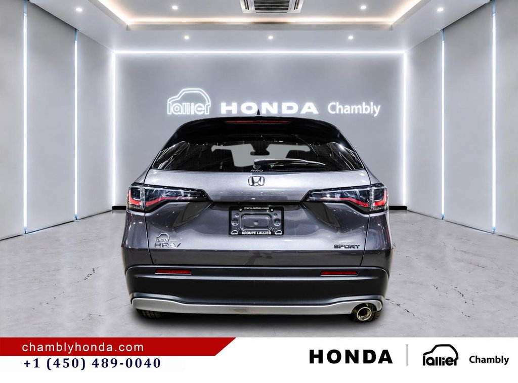 Honda HR-V Sport-B AWD  SUNROOG I MAGS I HEATED SEATS AND STEERING WHEEL I STARTER I CAMERA I  ACTIVE SECURITY 2024 à Montréal, Québec - 6 - w1024h768px