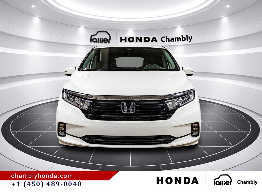 2023 Honda Odyssey Touring 34,000 KM I 8 SEATERS I HEATED LEATHER SEATS I DVD I MAGS I ACTIVE SECURITY in Montréal, Quebec - 2 - w1024h768px