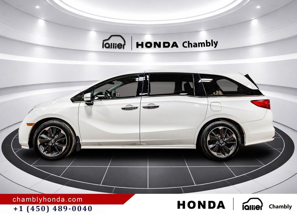 2023 Honda Odyssey Touring 34,000 KM I 8 SEATERS I HEATED LEATHER SEATS I DVD I MAGS I ACTIVE SECURITY in Montréal, Quebec - 4 - w1024h768px