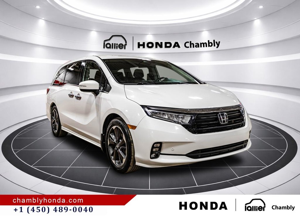2023 Honda Odyssey Touring 34,000 KM I 8 SEATERS I HEATED LEATHER SEATS I DVD I MAGS I ACTIVE SECURITY in Montréal, Quebec - 9 - w1024h768px