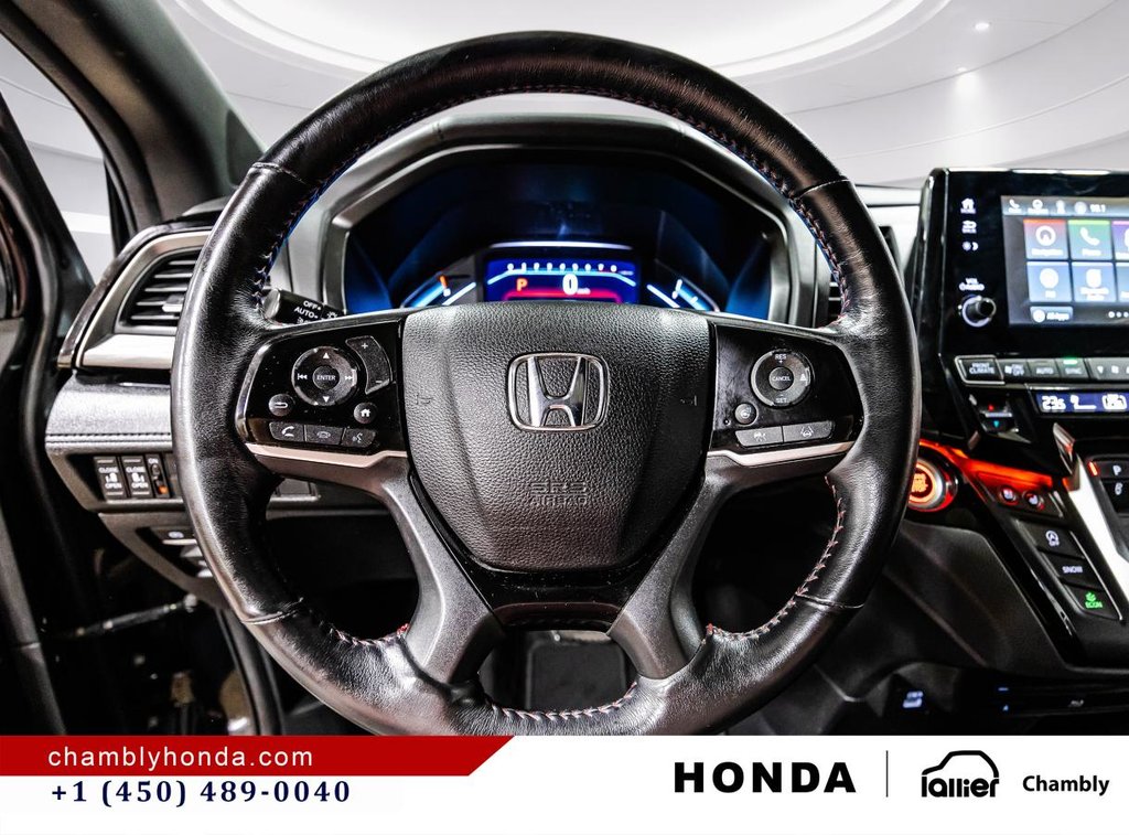 2024 Honda Odyssey Black Edition Auto LEATHER I MAGS I SUNROOF I HEATED SEATS & STEERING WHEEL I ACTIVE SECURITY in Montréal, Quebec - 26 - w1024h768px