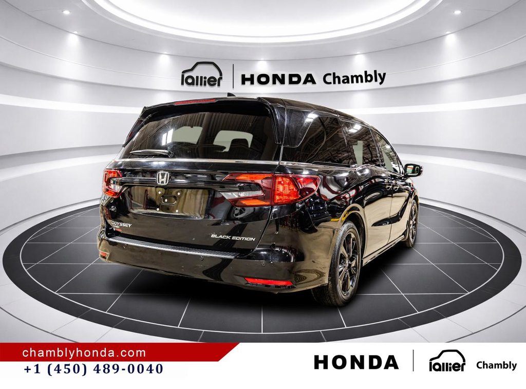2024 Honda Odyssey Black Edition Auto LEATHER I MAGS I SUNROOF I HEATED SEATS & STEERING WHEEL I ACTIVE SECURITY in Montréal, Quebec - 7 - w1024h768px