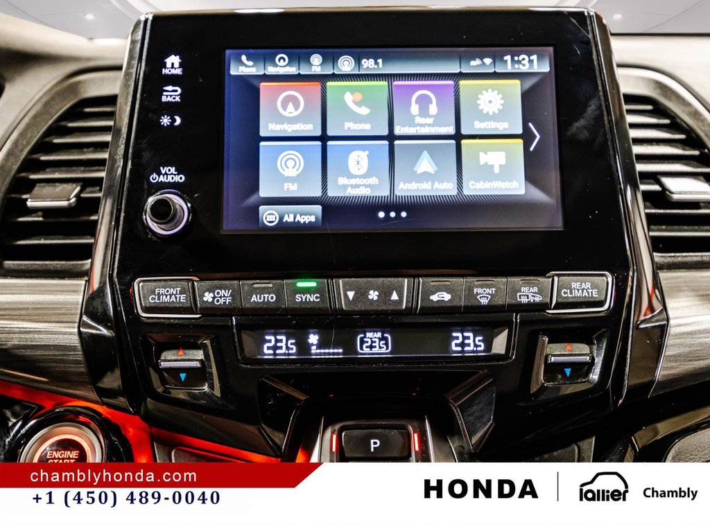 2024 Honda Odyssey Black Edition Auto LEATHER I MAGS I SUNROOF I HEATED SEATS & STEERING WHEEL I ACTIVE SECURITY in Montréal, Quebec - 28 - w1024h768px