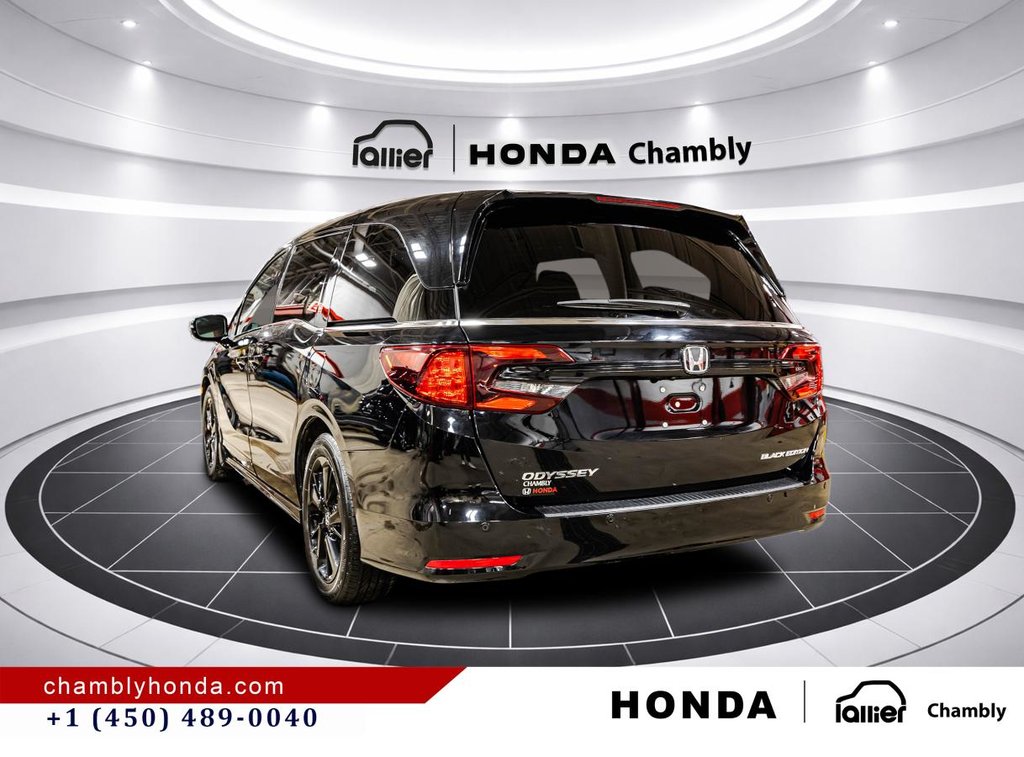 2024 Honda Odyssey Black Edition Auto LEATHER I MAGS I SUNROOF I HEATED SEATS & STEERING WHEEL I ACTIVE SECURITY in Montréal, Quebec - 5 - w1024h768px