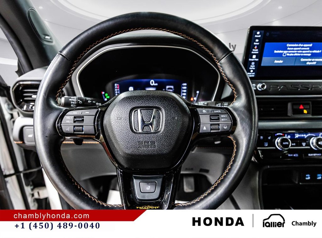 2026 Honda Passport TrailSport Touring AWD PANORAMIC SUNROOF I HEATED SEATS AND STEERING WHEEL I LEATHER I MAGS I in Montréal, Quebec - 24 - w1024h768px