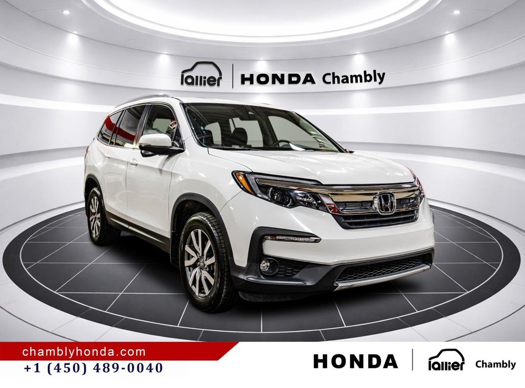 Honda Pilot EX-L Navi AWD LEATHER I SUNROOF I HEATED SEATS AND STEERING WHEEL I 8 SEATERS I CARPLAY I MAGS 2021 à Montréal, Québec - 9 - w1024h768px