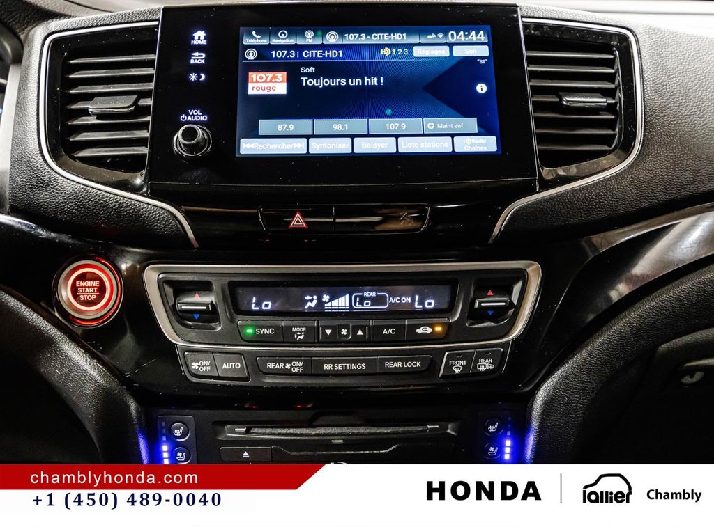 2022 Honda Pilot Touring 7-Passenger AWD I MAGS I LEATHER I STARTER I  HEATED SEATS & STEERING WHEEL I SUNROOF I in Montréal, Quebec - 27 - w1024h768px