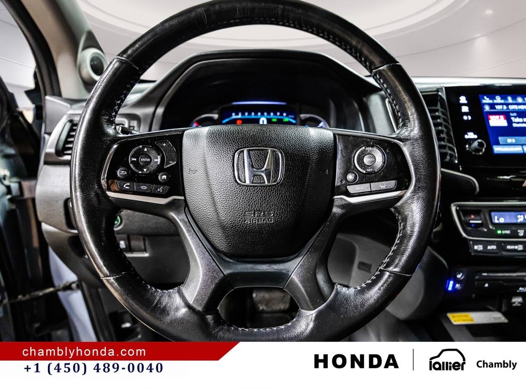 2022 Honda Pilot Touring 7-Passenger AWD I MAGS I LEATHER I STARTER I  HEATED SEATS & STEERING WHEEL I SUNROOF I in Montréal, Quebec - 25 - w1024h768px