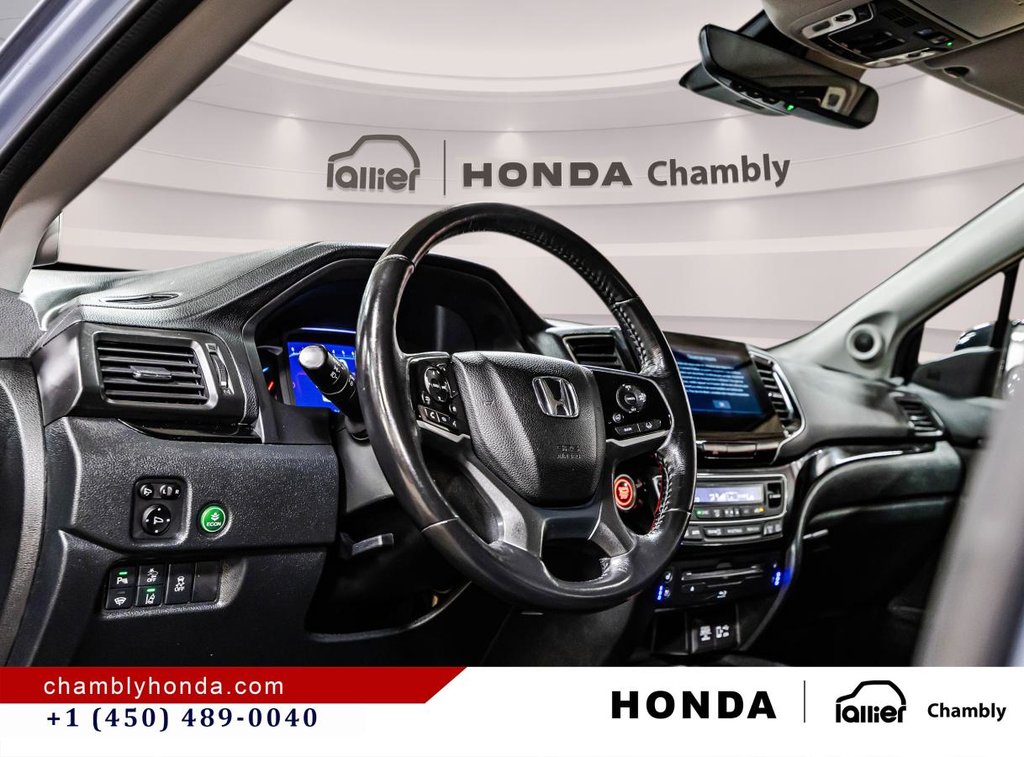 2022 Honda Pilot Touring 7-Passenger AWD I MAGS I LEATHER I STARTER I  HEATED SEATS & STEERING WHEEL I SUNROOF I in Montréal, Quebec - 23 - w1024h768px