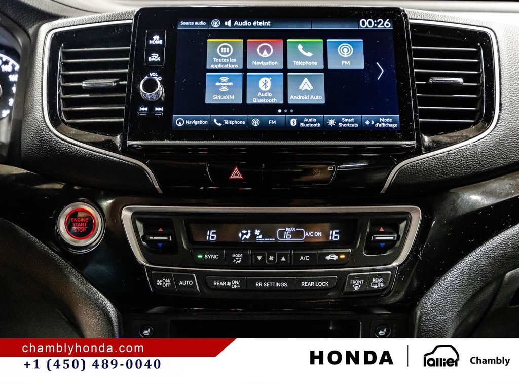 2024 Honda Ridgeline Black Edition AWD I LEATGER I SUNROOF I MAGS I STARTER I ACTIVE SECURITY in Montréal, Quebec - 26 - w1024h768px